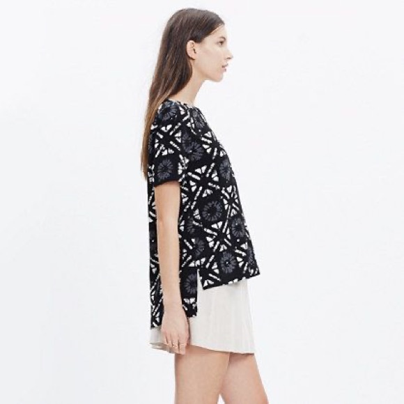 MADEWELL Industry Button Back Batik Top - Picture 2 of 10